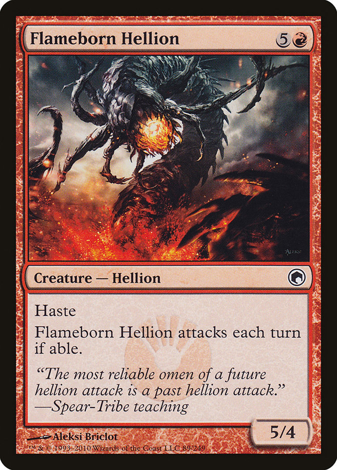 Flameborn Hellion [Scars of Mirrodin] | The Gaming Verse