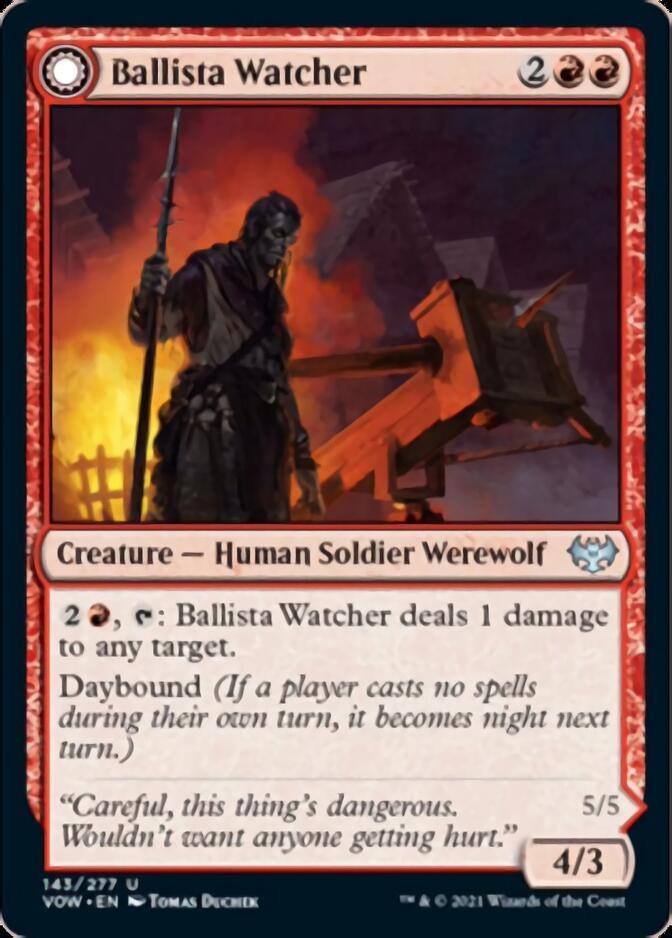 Ballista Watcher // Ballista Wielder [Innistrad: Crimson Vow] | The Gaming Verse