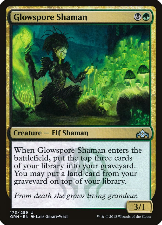 Glowspore Shaman [Guilds of Ravnica] | The Gaming Verse