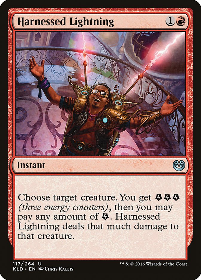 Harnessed Lightning [Kaladesh] | The Gaming Verse