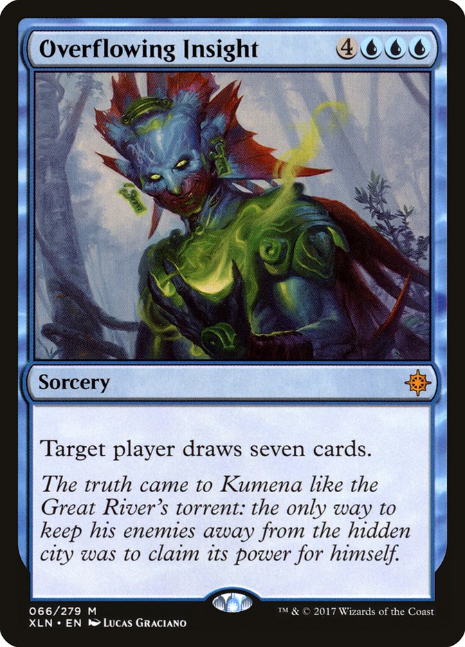 Overflowing Insight [Ixalan] | The Gaming Verse