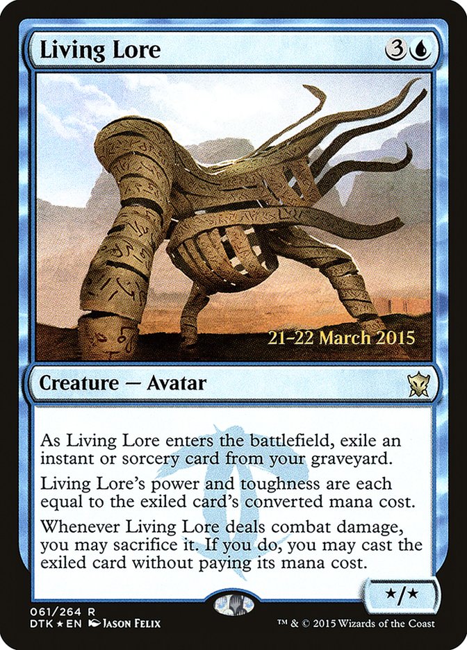 Living Lore  [Dragons of Tarkir Prerelease Promos] | The Gaming Verse