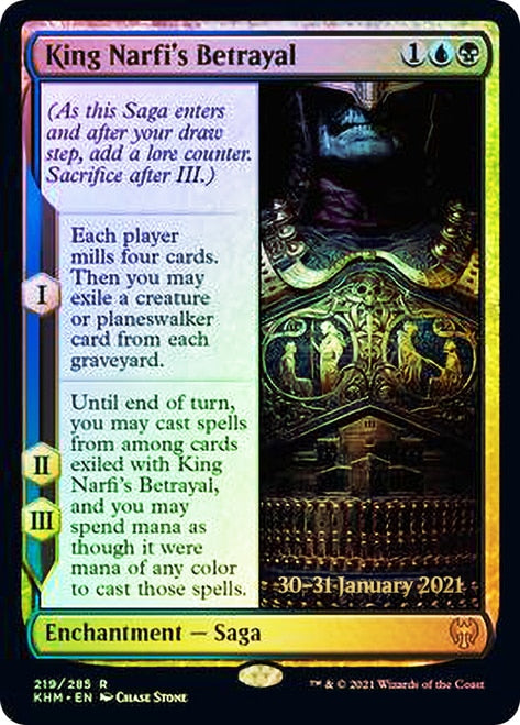 King Narfi's Betrayal [Kaldheim Prerelease Promos] | The Gaming Verse