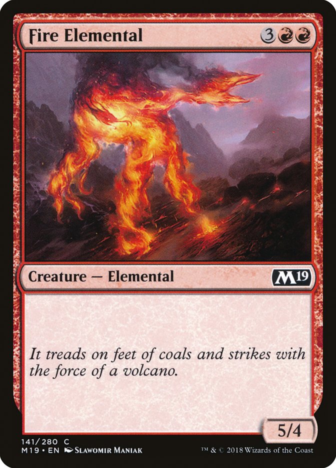 Fire Elemental [Core Set 2019] | The Gaming Verse