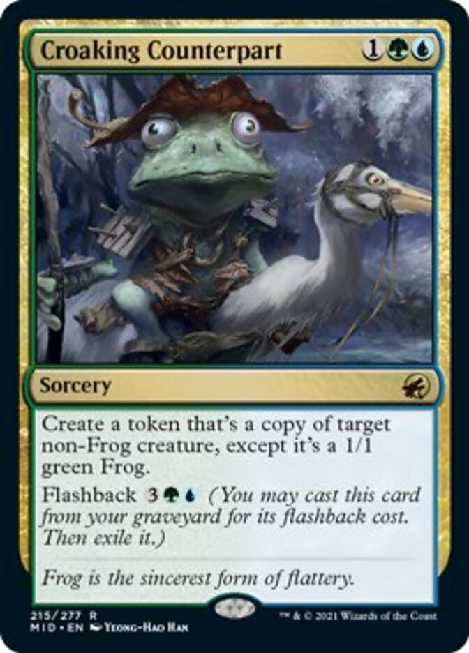 Croaking Counterpart [Innistrad: Midnight Hunt] | The Gaming Verse