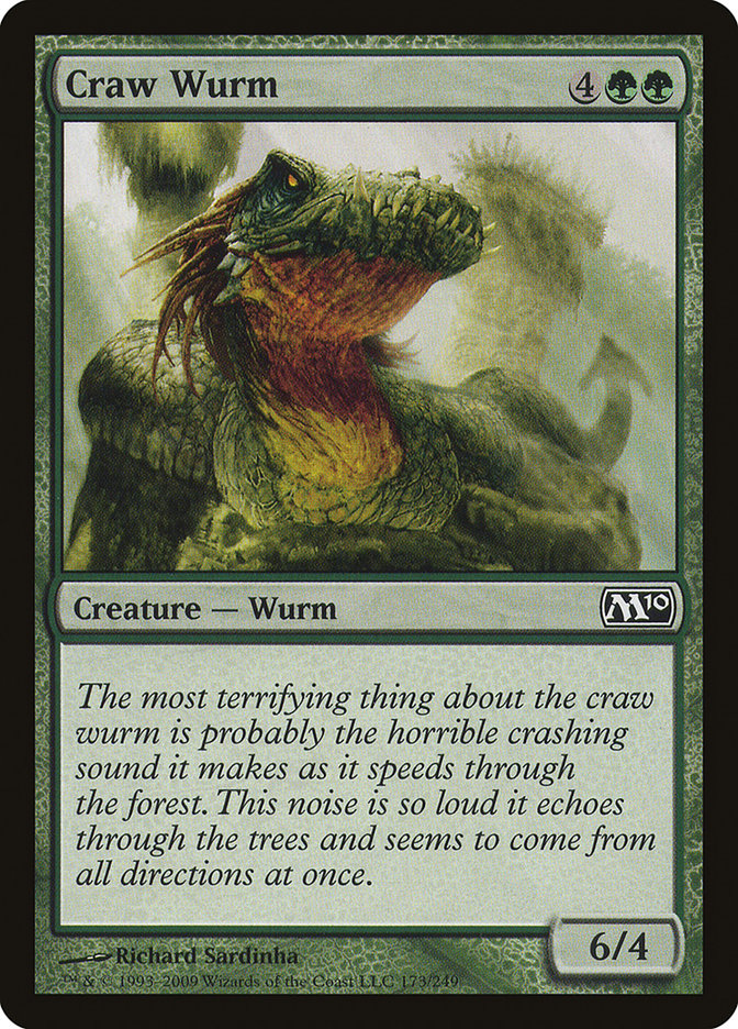 Craw Wurm [Magic 2010] | The Gaming Verse