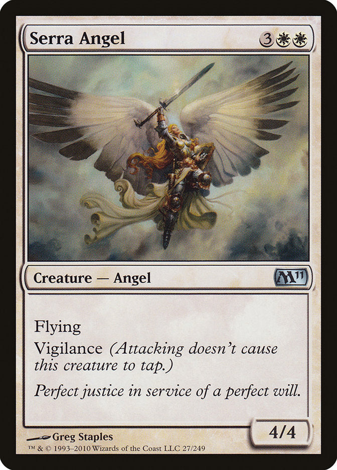 Serra Angel [Magic 2011] | The Gaming Verse