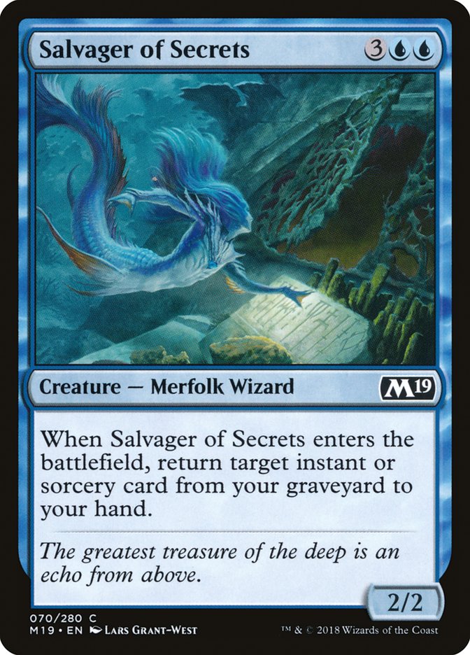 Salvager of Secrets [Core Set 2019] | The Gaming Verse