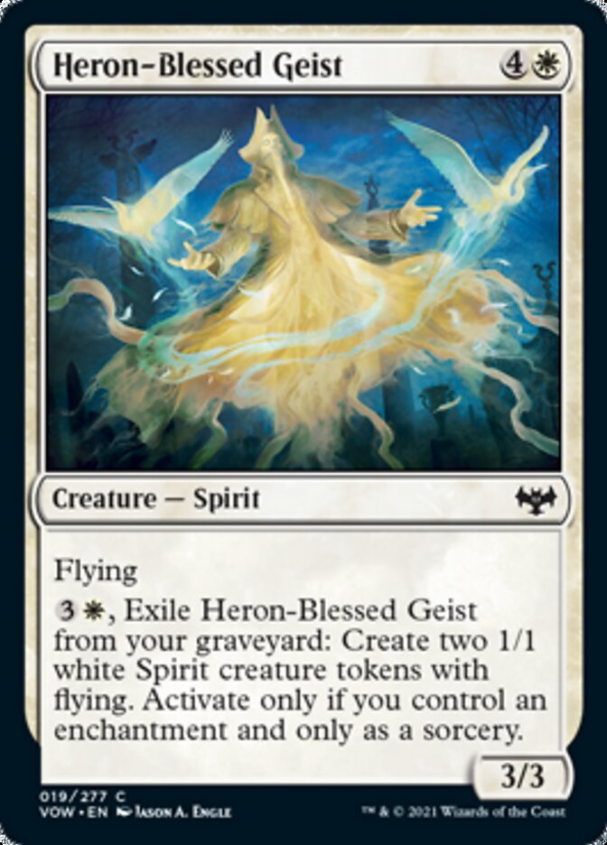 Heron-Blessed Geist [Innistrad: Crimson Vow] | The Gaming Verse