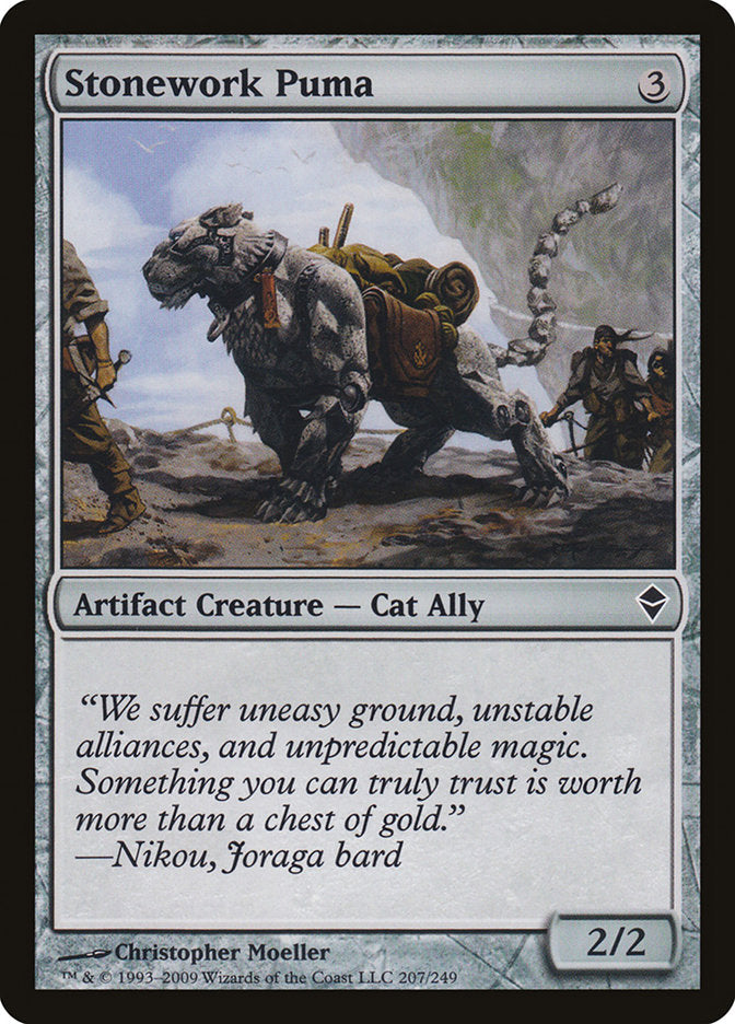 Stonework Puma [Zendikar] | The Gaming Verse