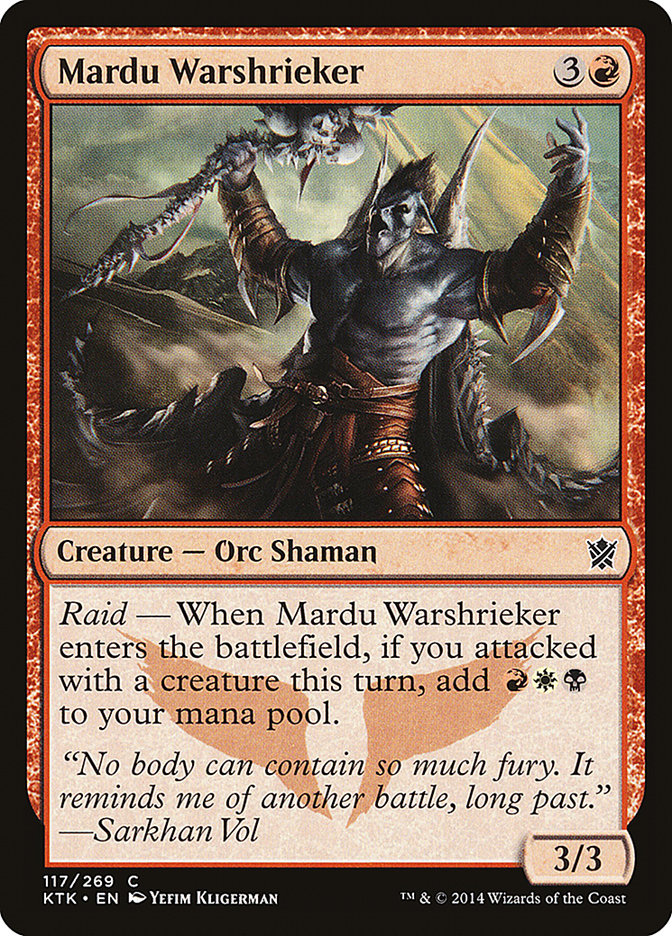 Mardu Warshrieker [Khans of Tarkir] | The Gaming Verse