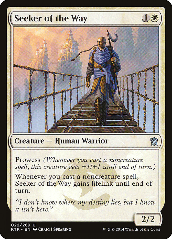 Seeker of the Way [Khans of Tarkir] | The Gaming Verse