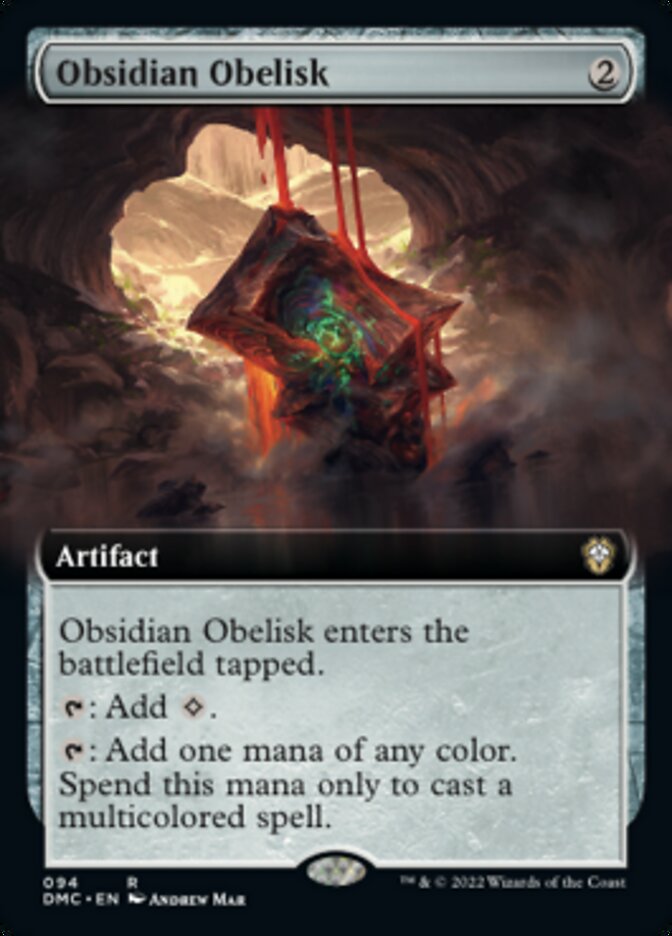 Obsidian Obelisk (Extended Art) [Dominaria United Commander] | The Gaming Verse