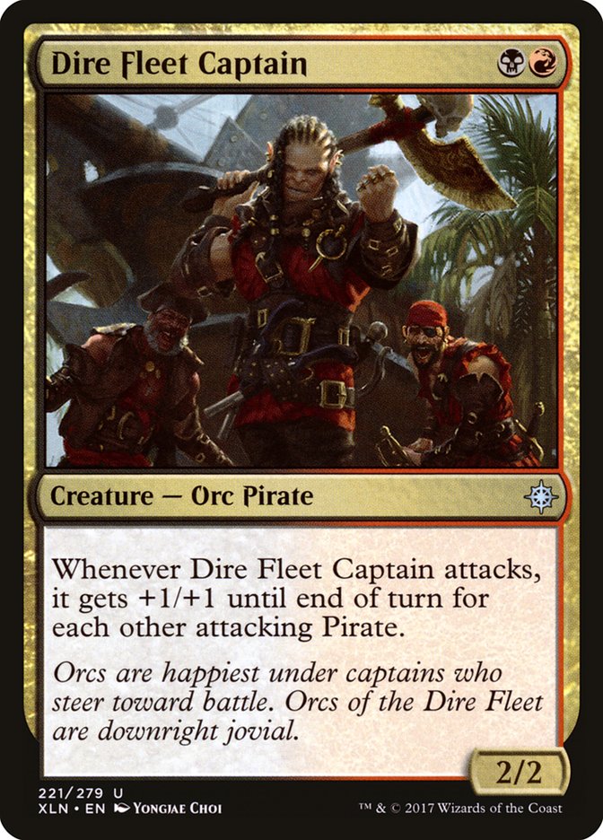 Dire Fleet Captain [Ixalan] | The Gaming Verse