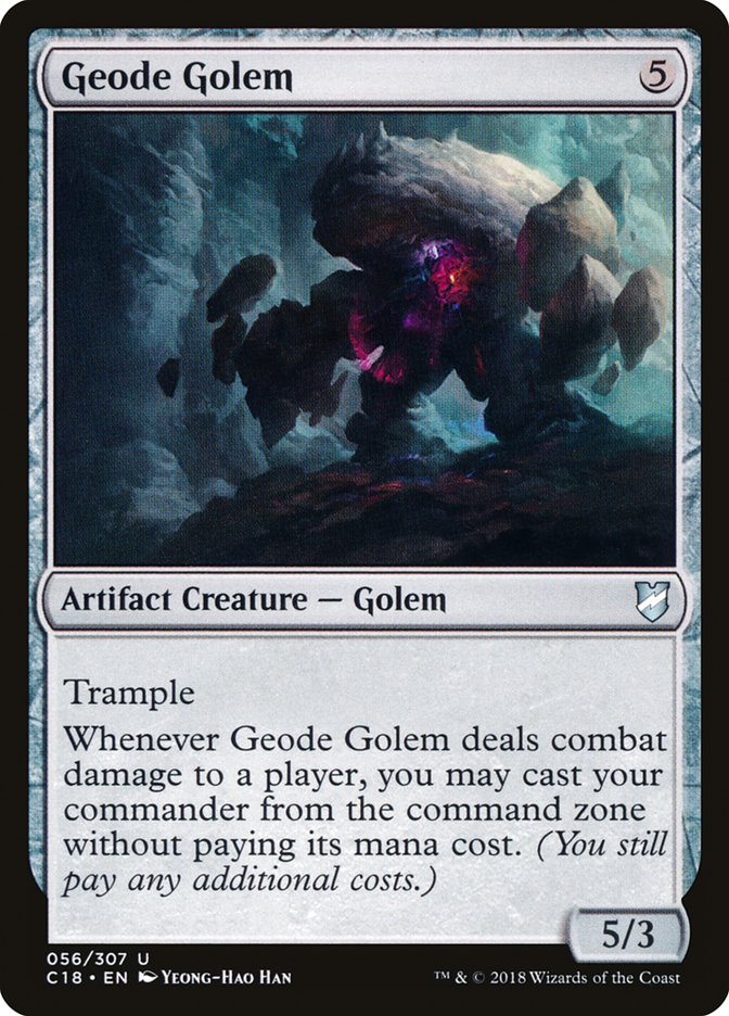 Geode Golem [Commander 2018] | The Gaming Verse