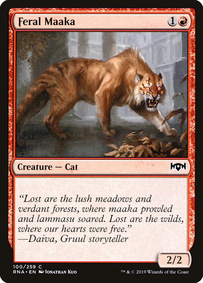 Feral Maaka [Ravnica Allegiance] | The Gaming Verse