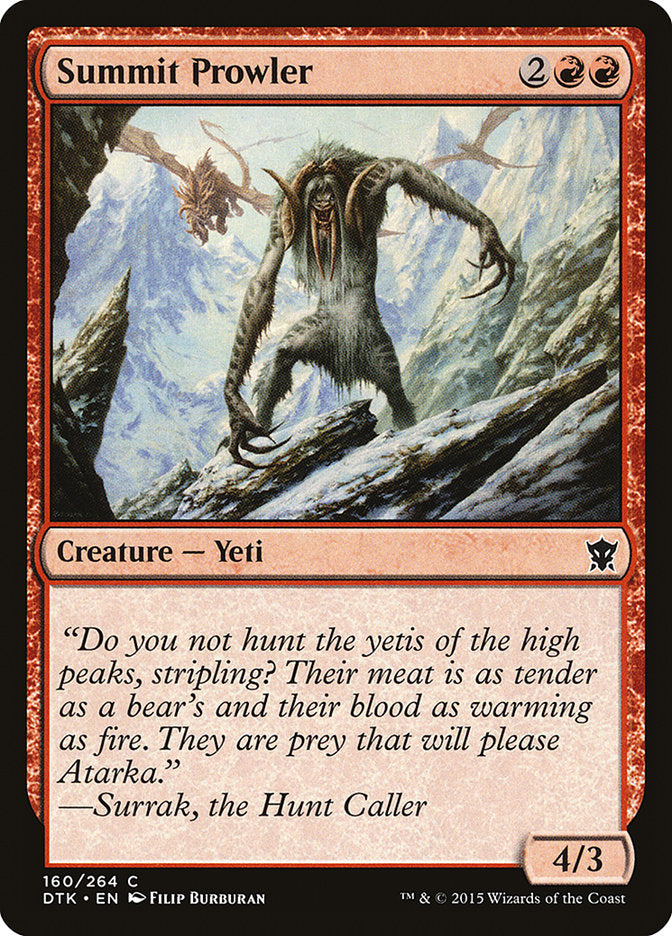 Summit Prowler [Dragons of Tarkir] | The Gaming Verse