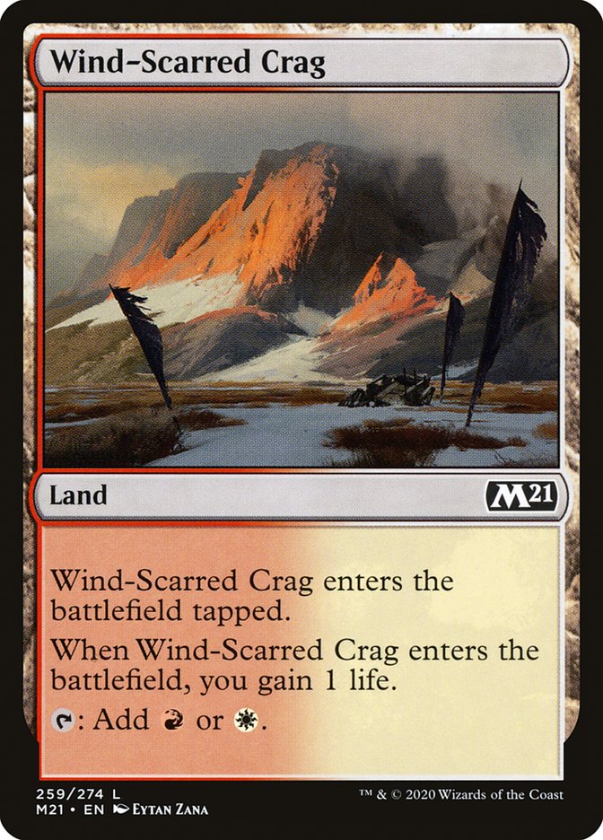 Wind-Scarred Crag [Core Set 2021] | The Gaming Verse