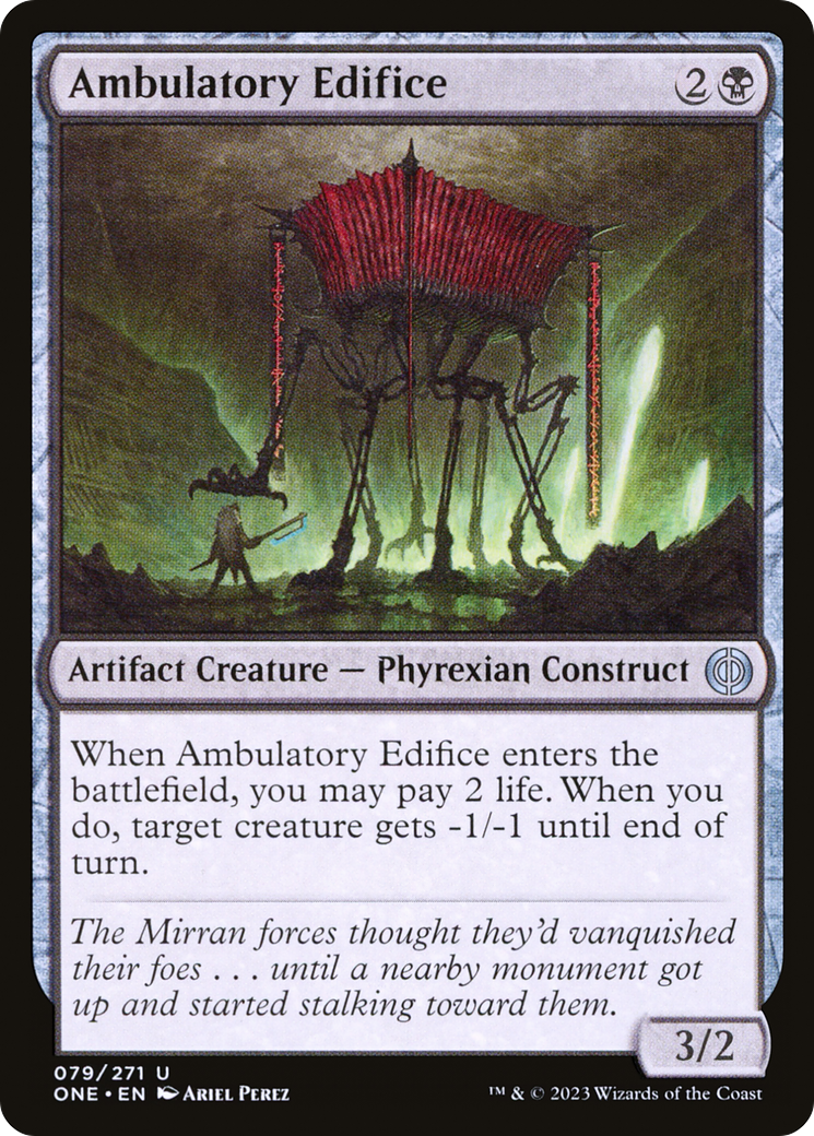 Ambulatory Edifice [Phyrexia: All Will Be One] | The Gaming Verse