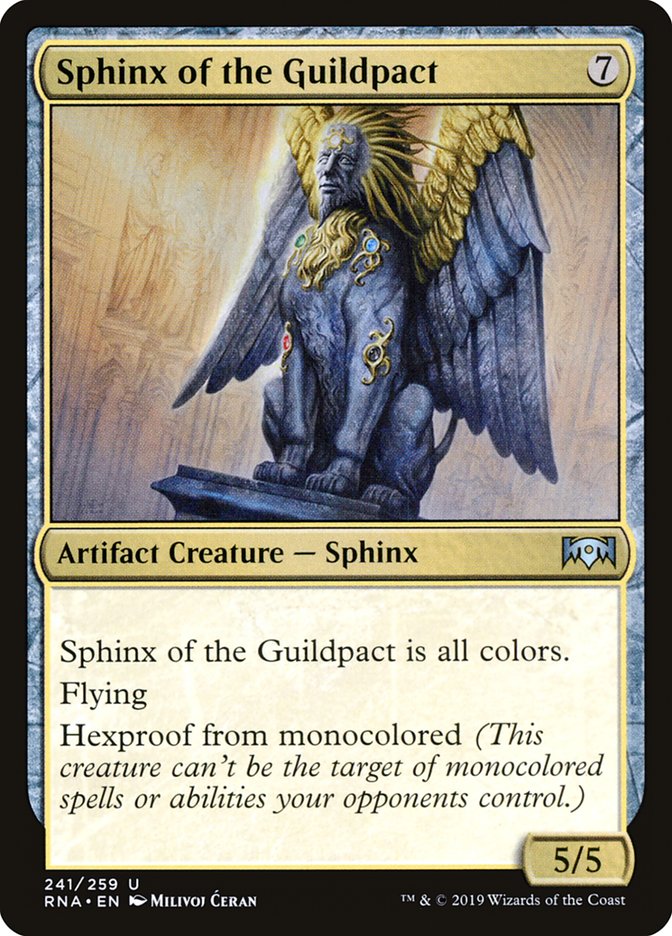 Sphinx of the Guildpact [Ravnica Allegiance] | The Gaming Verse