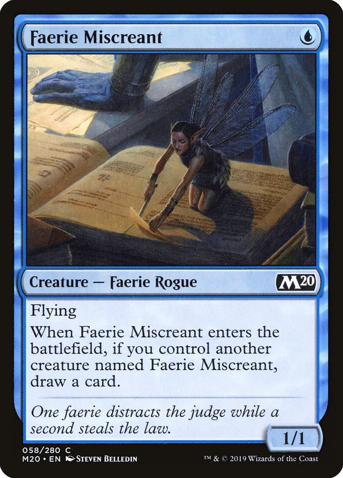 Faerie Miscreant [Core Set 2020] | The Gaming Verse