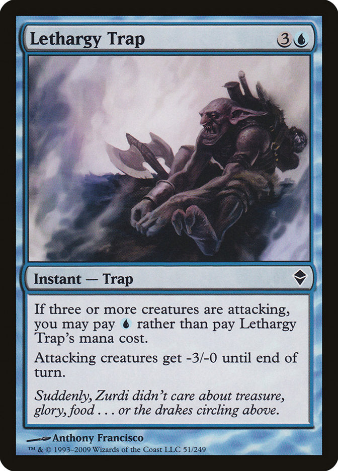 Lethargy Trap [Zendikar] | The Gaming Verse