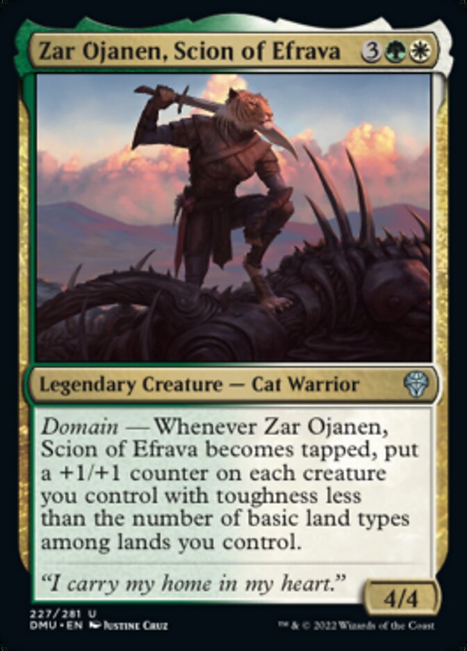 Zar Ojanen, Scion of Efrava [Dominaria United] | The Gaming Verse