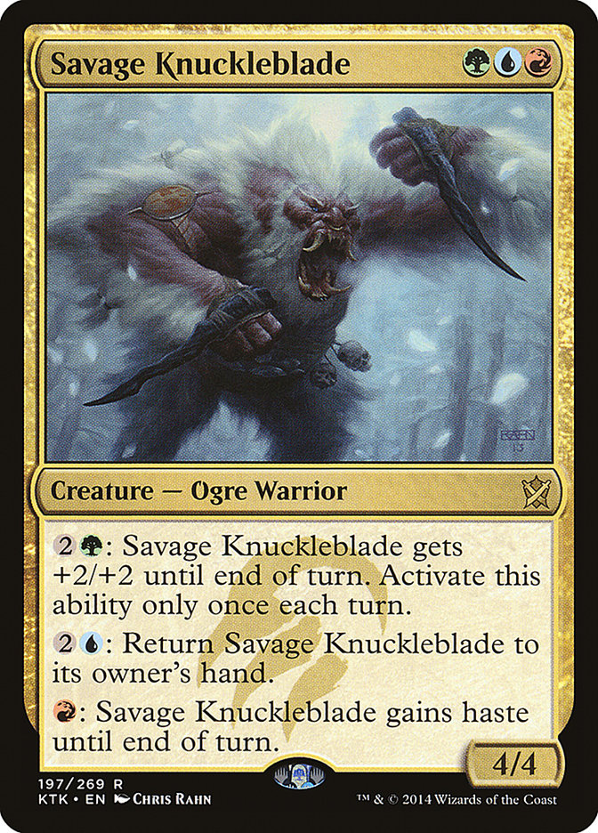 Savage Knuckleblade [Khans of Tarkir] | The Gaming Verse