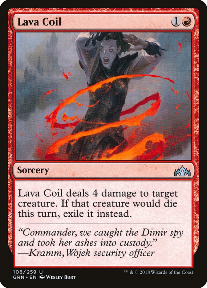 Lava Coil [Guilds of Ravnica] | The Gaming Verse