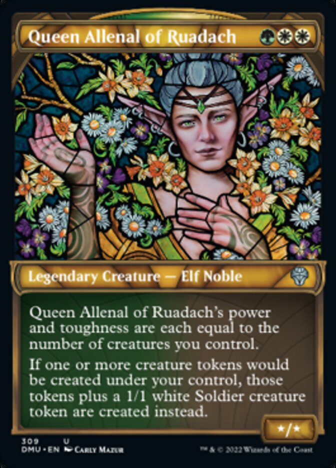 Queen Allenal of Ruadach (Showcase) [Dominaria United] | The Gaming Verse