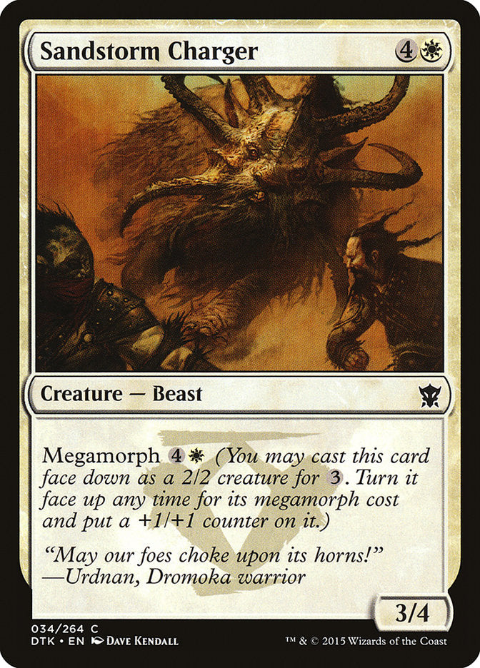 Sandstorm Charger [Dragons of Tarkir] | The Gaming Verse