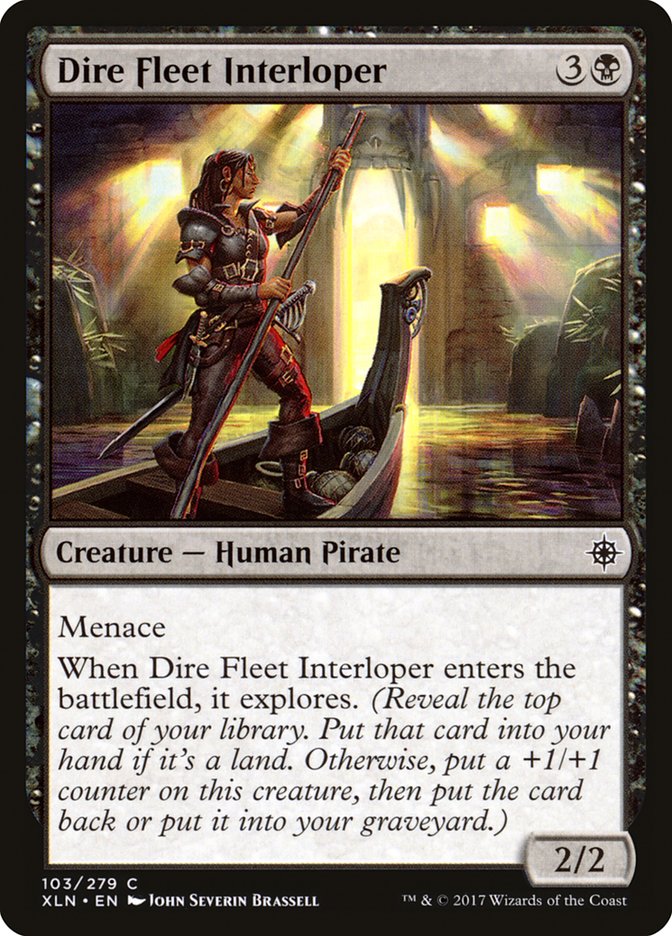 Dire Fleet Interloper [Ixalan] | The Gaming Verse