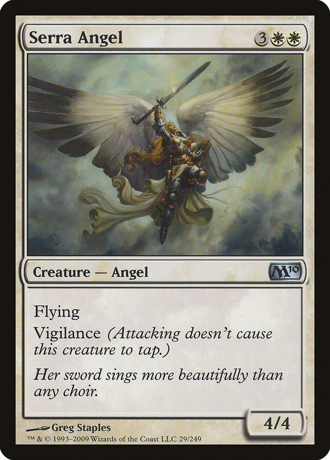 Serra Angel [Magic 2010] | The Gaming Verse