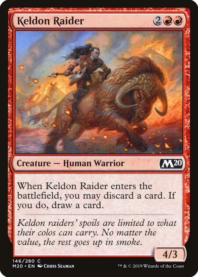 Keldon Raider [Core Set 2020] | The Gaming Verse