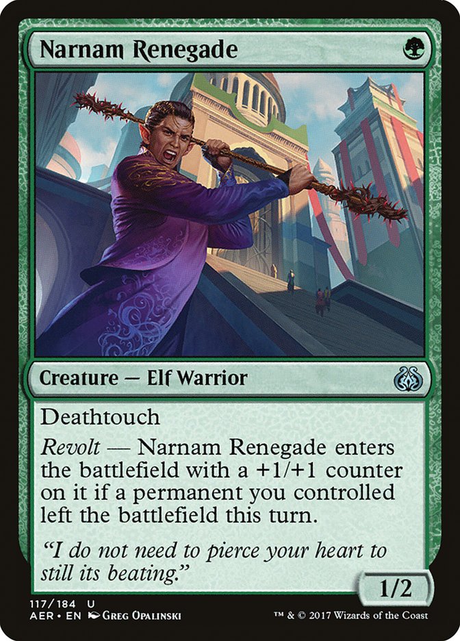 Narnam Renegade [Aether Revolt] | The Gaming Verse