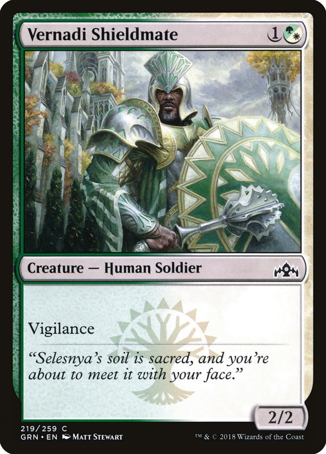 Vernadi Shieldmate [Guilds of Ravnica] | The Gaming Verse