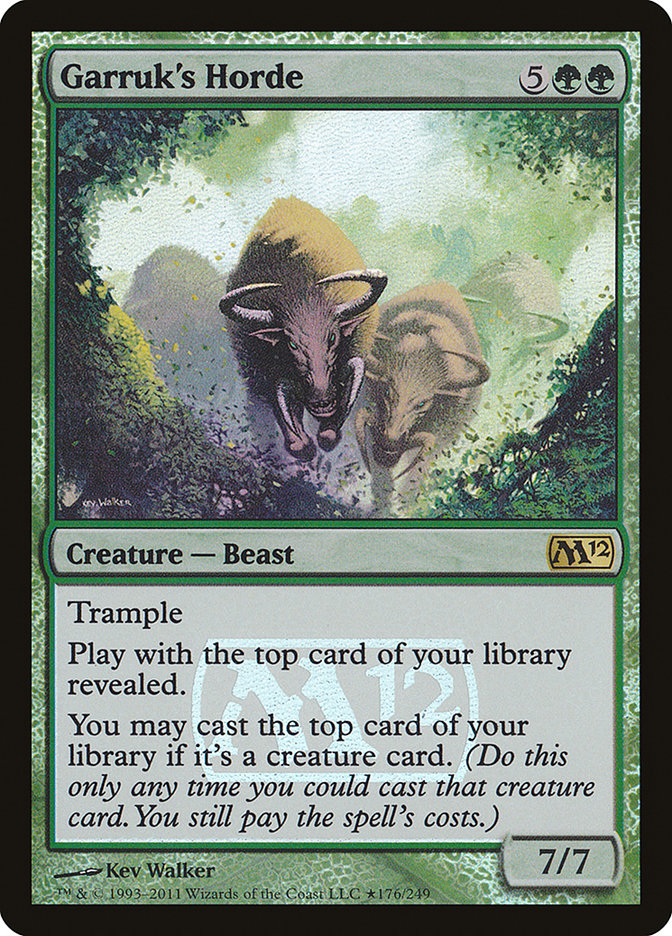 Garruk's Horde [Magic 2012 Prerelease Promos] | The Gaming Verse