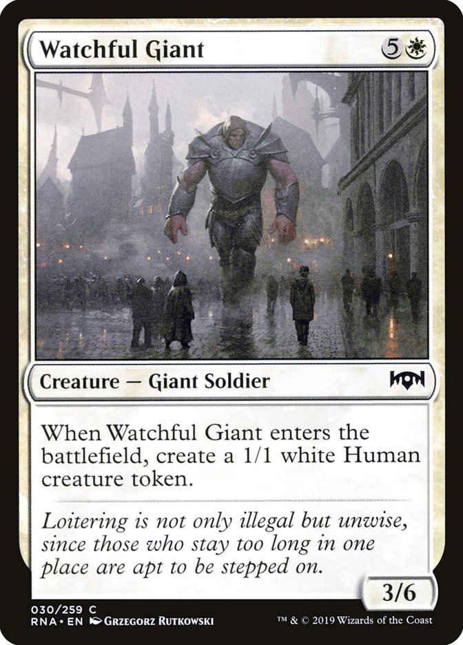 Watchful Giant [Ravnica Allegiance] | The Gaming Verse