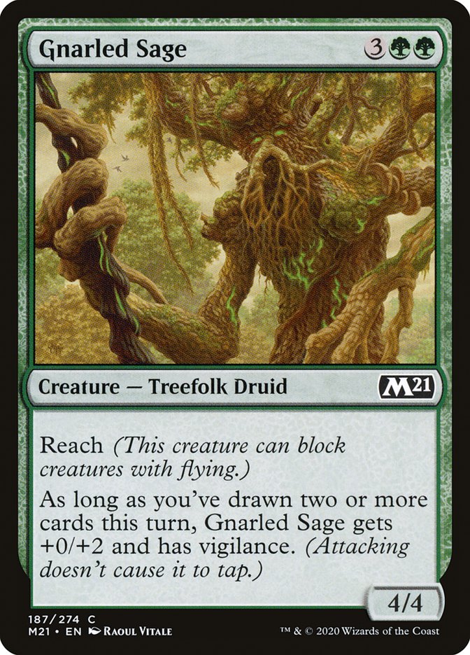 Gnarled Sage [Core Set 2021] | The Gaming Verse