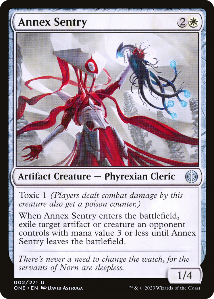 Annex Sentry [Phyrexia: All Will Be One] | The Gaming Verse