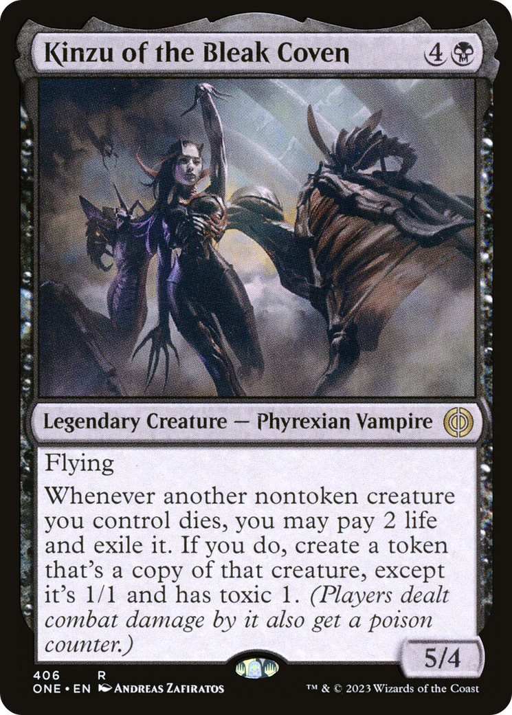 Kinzu of the Bleak Coven [Phyrexia: All Will Be One] | The Gaming Verse