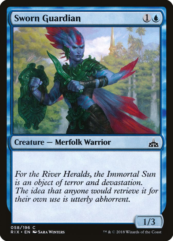 Sworn Guardian [Rivals of Ixalan] | The Gaming Verse