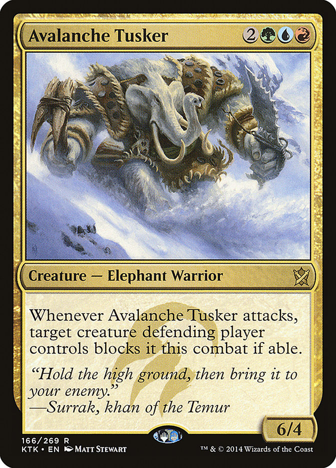 Avalanche Tusker [Khans of Tarkir] | The Gaming Verse