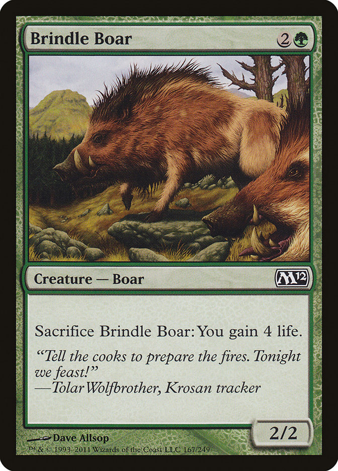 Brindle Boar [Magic 2012] | The Gaming Verse