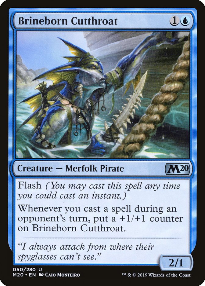 Brineborn Cutthroat [Core Set 2020] | The Gaming Verse