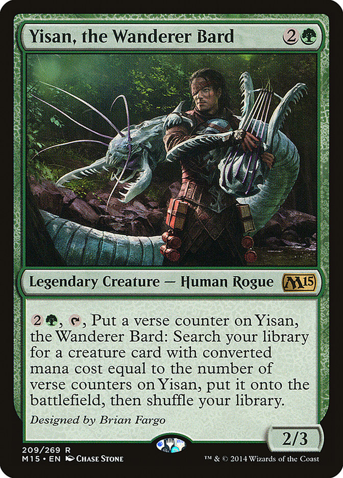 Yisan, the Wanderer Bard [Magic 2015] | The Gaming Verse