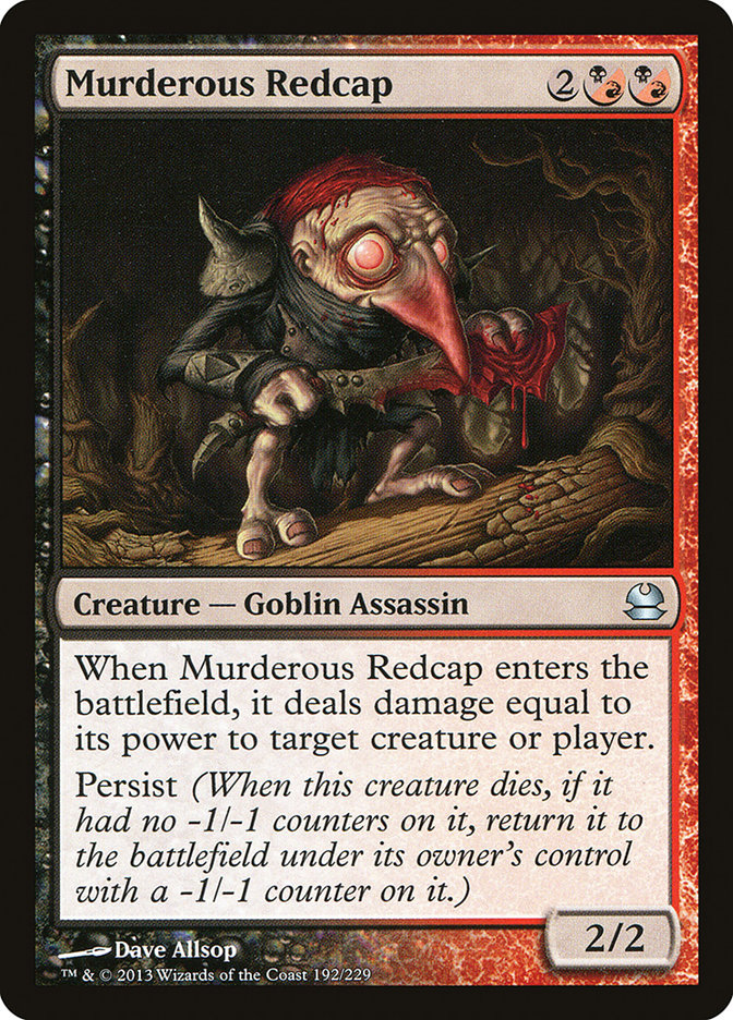 Murderous Redcap [Modern Masters] | The Gaming Verse