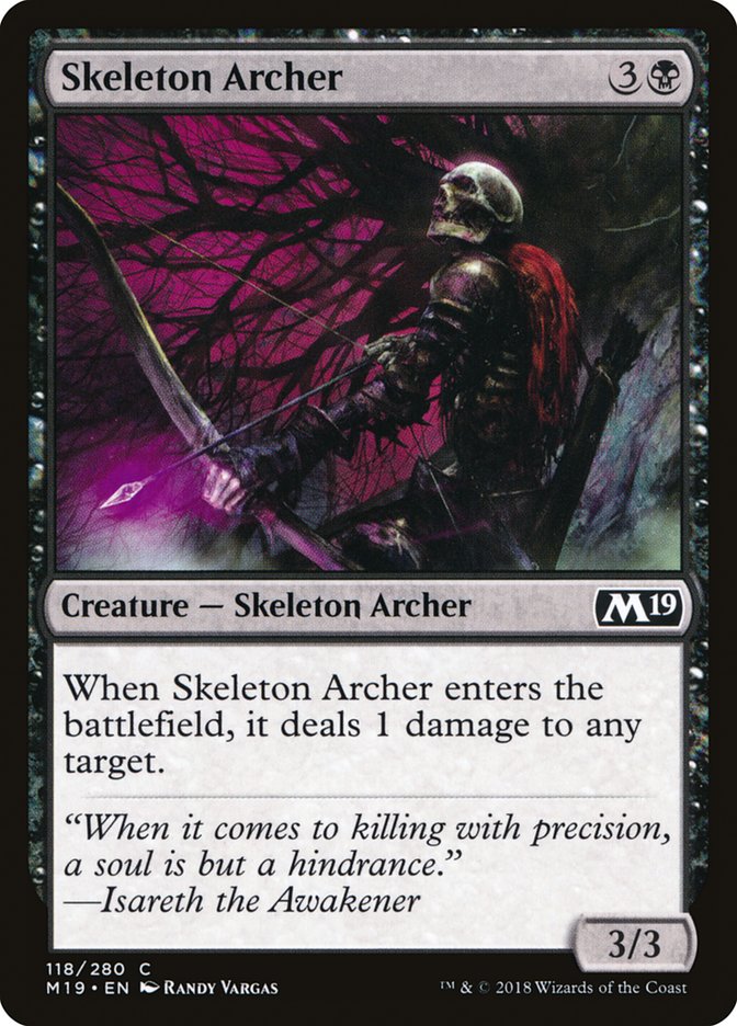 Skeleton Archer [Core Set 2019] | The Gaming Verse