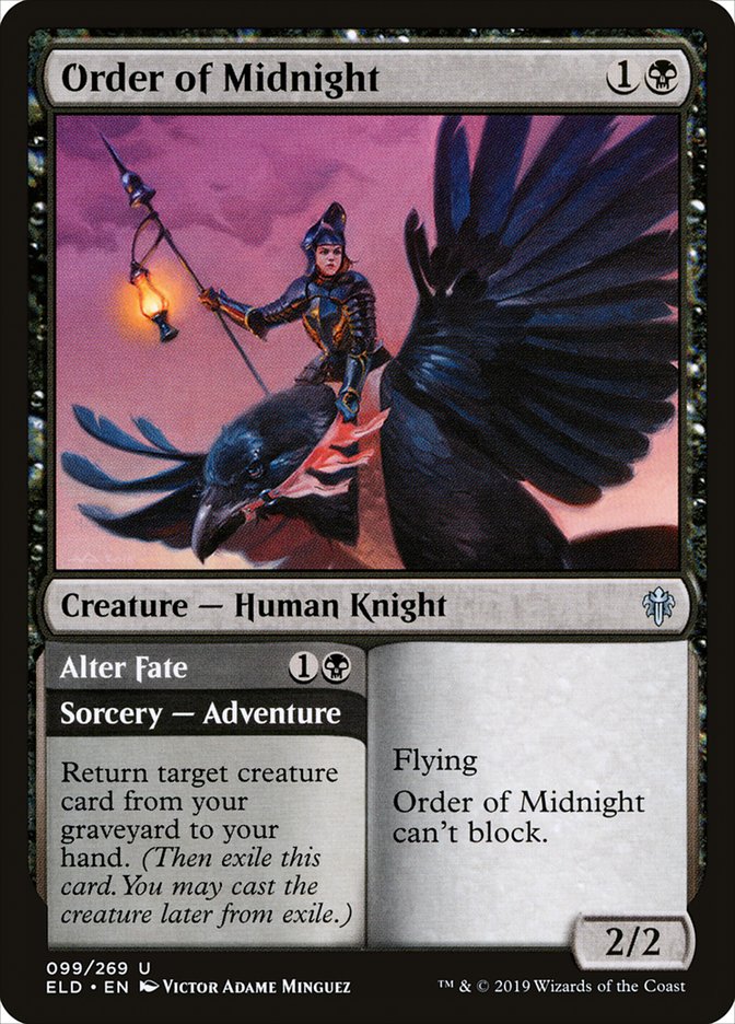 Order of Midnight // Alter Fate [Throne of Eldraine] | The Gaming Verse