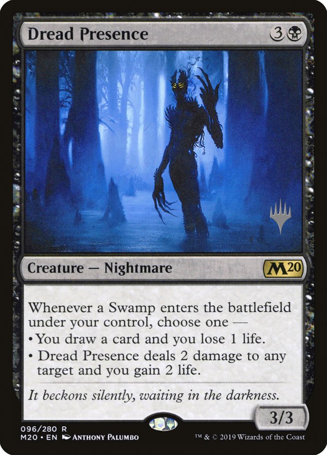 Dread Presence (Promo Pack) [Core Set 2020 Promos] | The Gaming Verse